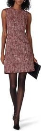 Adam Lippes Collective Rent The Runway Pre-Loved Red Tweed Sheath Dress at Womens Clothing store at Amazon