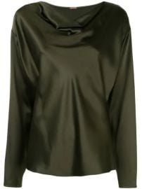 Adam Lippes Draped Silk Blouse - Farfetch at Farfetch