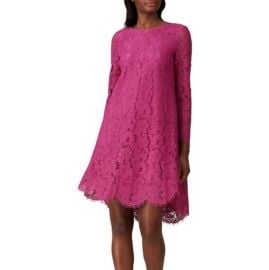 Adam Lippes Dresses Adam Lippes Collection Long Sleeve Lace Trapeze Dress Fuschia Size 4 Poshmark at Poshmark