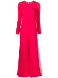 Adam Lippes Flared long-sleeve Jumpsuit - at Farfetch