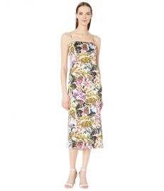 Adam Lippes Printed Satin Chiffon Cami Dress at Zappos