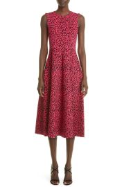 Adam Lippes Sleeveless Jacquard Fit Flare Dress at Nordstrom