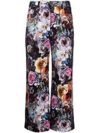 Adam Lippes floral-print Cropped Trousers - at Farfetch