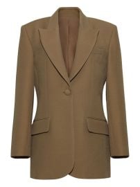 Adam Lippes single-breasted Blazer Green at Farfetch