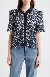 Addison Sheer Lace Top at Nordstrom