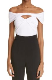 Addison Twist Detail Cutout Off the Shoulder Blouse by Et Ochs at Nordstrom