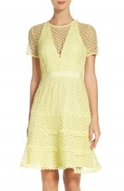 Adelyn Rae Illusion Fit   Flare Dress at Nordstrom