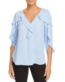 Adelynne Ruffle-Trim Blouse at Bloomingdales