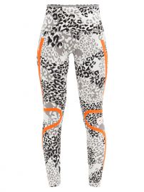 Adiads by Stella McCartney TruePace high-rise leopard-print leggings at Matches