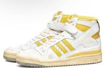 Adidas Forum 84 High in Worn Yellow at GOAT