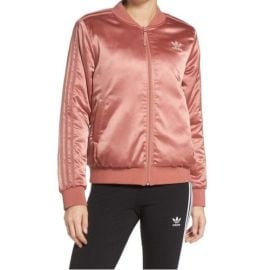 Adidas Originals Pastel Satin Bomber Jacket at Poshmark