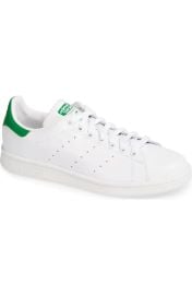Adidas Stan Smith Sneaker in White Green at Nordstrom