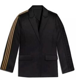 Adidas X Ivy Park Black 3 Stripe Blazer Size 10 M Listed By SoCal Shop Girl - at Tradesy