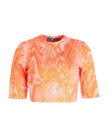 Adidas x Stella McCartney Printed Crop Top at Yoox