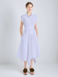 Adinna Dress in Classic Cotton Shirting at Proenza Schouler