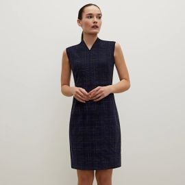 Aditi Dress - Recycled WonderTex Midnight MMLaFleur at MM Lafleur