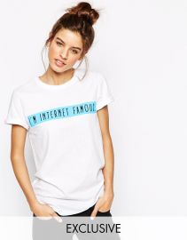 Adolescent Clothing  Adolescent Clothing Boyfriend T-Shirt With Internet Famous Slogan at Asos