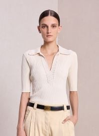 Adrian Crochet Trim Top at ALC