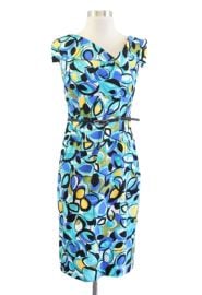 Adrianna Papell Abstract Print Dress at eBay