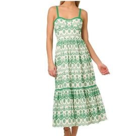 Adrianna Papell Dresses Nwt Adrianna Papell Green And White Eyelet Womens Dress So Pretty Lined 4 Poshmark at Poshmark