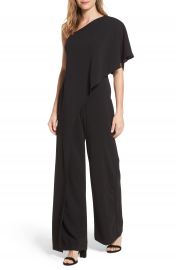 Adrianna Papell One-Shoulder Jumpsuit at Nordstrom