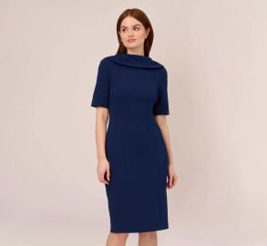 Adrianna Papell Short Sleeve Sheath Dress at Adrianna Papell