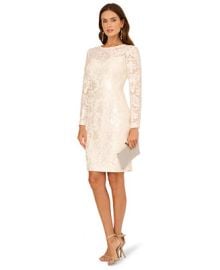 Adrianna Papell Women39s Burnout Velvet Sheath Dress - Macy39s at Macys