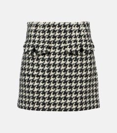 Adriel houndstooth miniskirt in multicoloured - Veronica Beard at Mytheresa