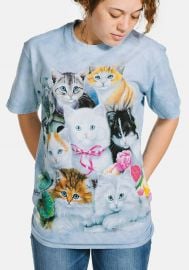 Adult Unisex T-Shirt - Kittens at The Mountain