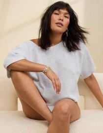 Aerie Cropped Waffle T-Shirt at American Eagle