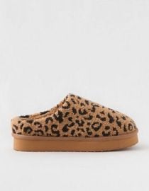 Aerie Sherpa Scuff Slippers Aerie at American Eagle