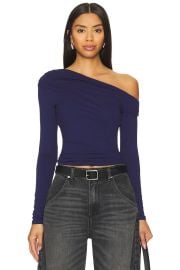 Afrm Bria Top In Bright Navy at Revolve