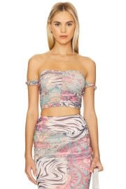 Afrm Koa Top In Gilded Paisley at Revolve