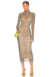 Afrm Shailene Dress In Abstract Neon Dot at Revolve