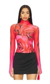 Afrm Zadie Top In Organic Rose at Revolve