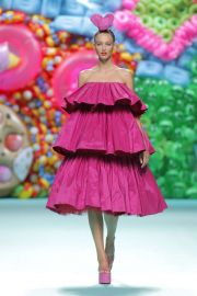 Agatha Ruiz De La Prada Spring 2018 Pink Dress at Fashion Network