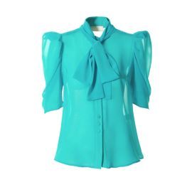 Aggi Angel Turquoise Blouse at Wolf & Badger