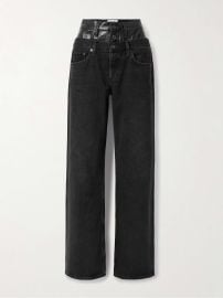Agolde Elson High Rise Jeans in Detox Raven at Net a Porter