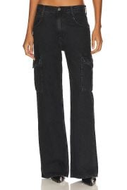 Agolde Minka high rise denim cargo pants at Revolve