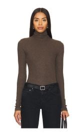 Agolde Pascale Turtleneck In Lizard at Revolve