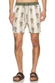 Agua Bendita Joe Swim Trunks In Off White at Revolve