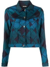 Ahluwalia diamond-check Cropped Jacket - at Farfetch