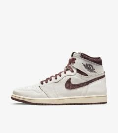 Air Jordan 1 x A Ma Manire x27Sail and Burgundyx27 DO7097-100 Release Date SNKRS at Nike