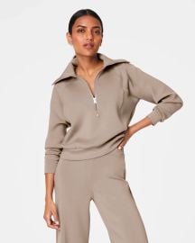 AirEssentials Half Zip Sweatshirt in Ashwood at Spanx