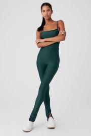 Airlift Disco Daze Onesie - Midnight Green Alo Yoga at Alo Yoga