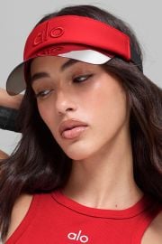 Airlift Solar Visor - Bright Red at Alo Yoga