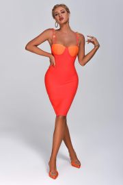 Aisha Mini Bandage Dress Bellabarnett at Bella Barnett