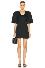 Aje Hunter Twisted Mini Dress in Black FWRD at FWRD