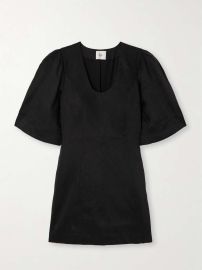 Aje Hunter embellished cutout linen blend mini dress at Net a Porter