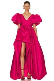 Aje Manifestation Gown in Fuchsia FWRD at FWRD